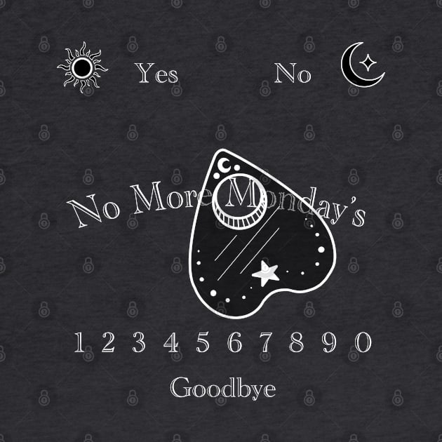 No More Monday’s Ouija Board by PeskyPixies